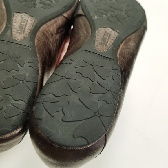 Born metallic 6.5 flats leather cushioned insole EUC - Picture 10 of 14